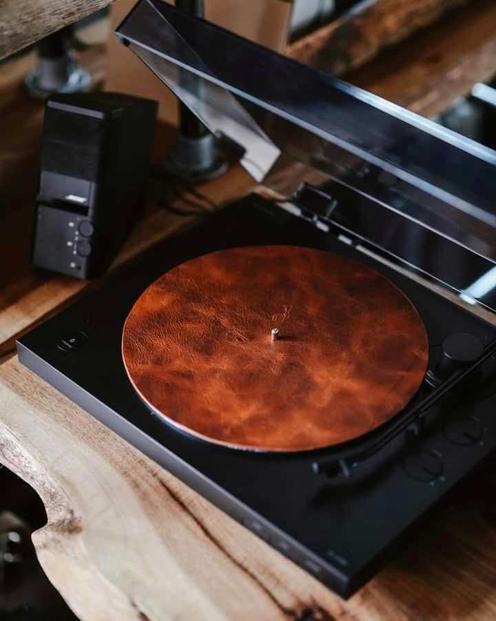 Leather Turntable Mat