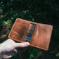 The Nevis Leather Wallet Lined with Handmade Tartan!