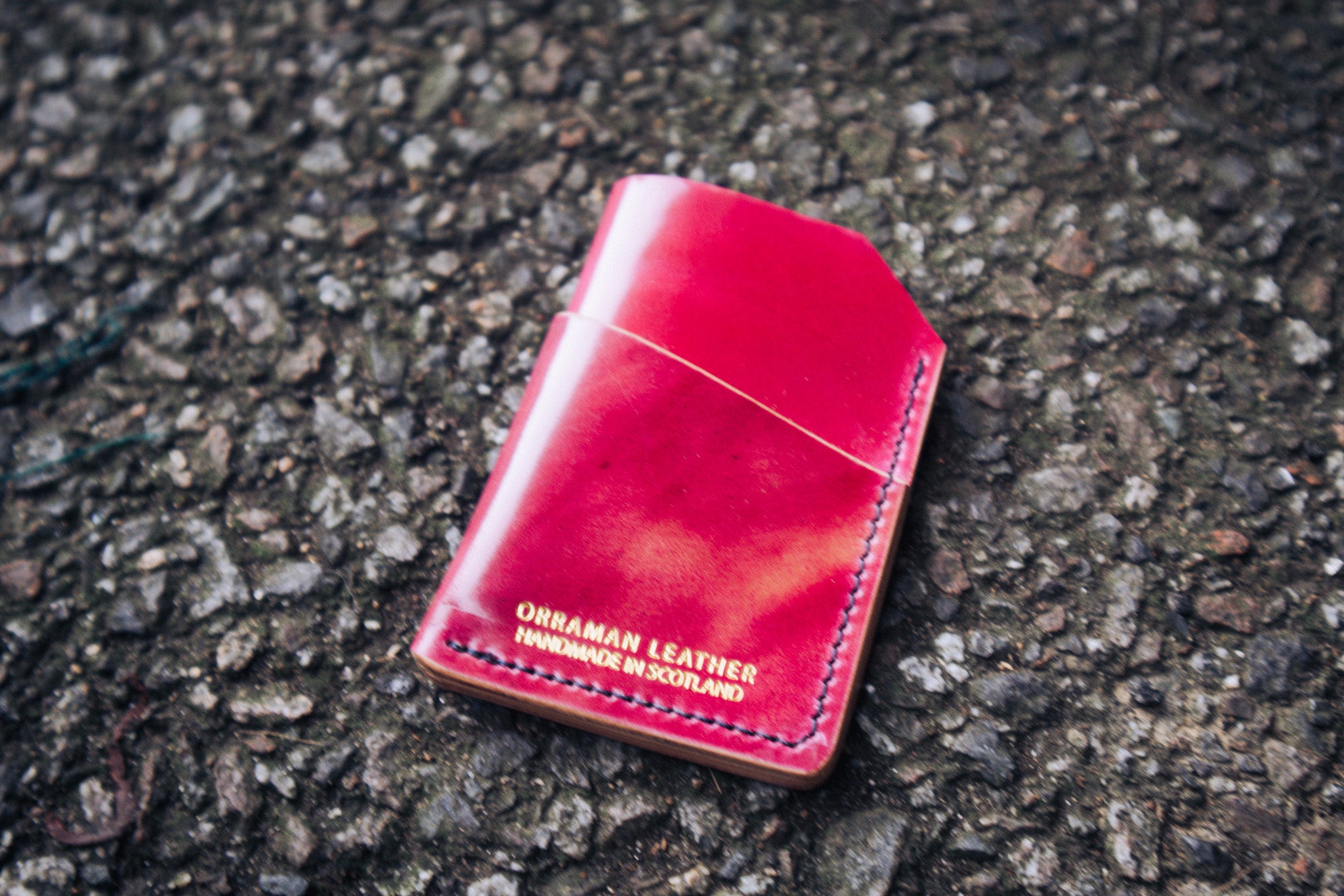 The Minimalist Wallet in ROCADO Shell Cordovan