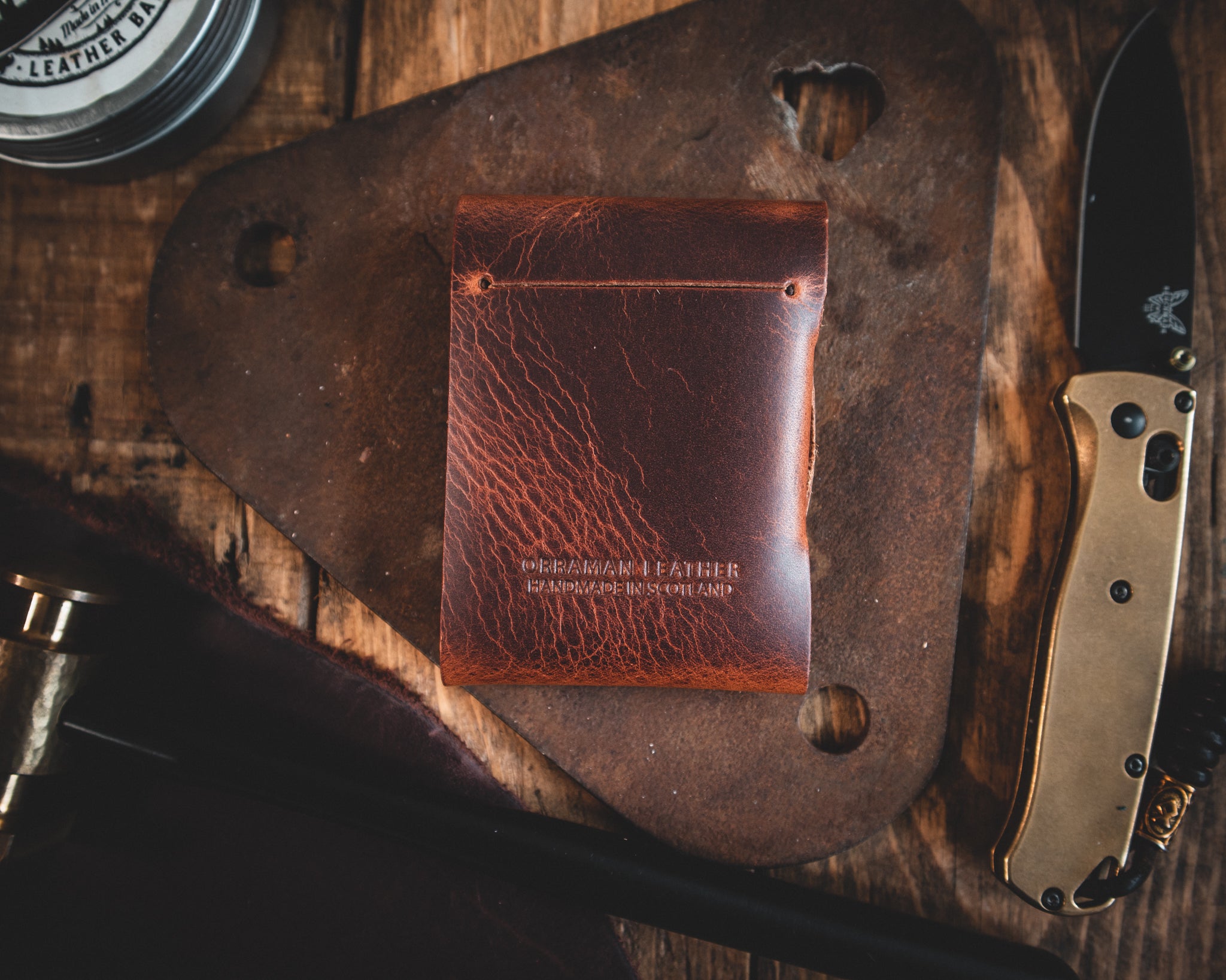 The Cask Leather EDC Wallet