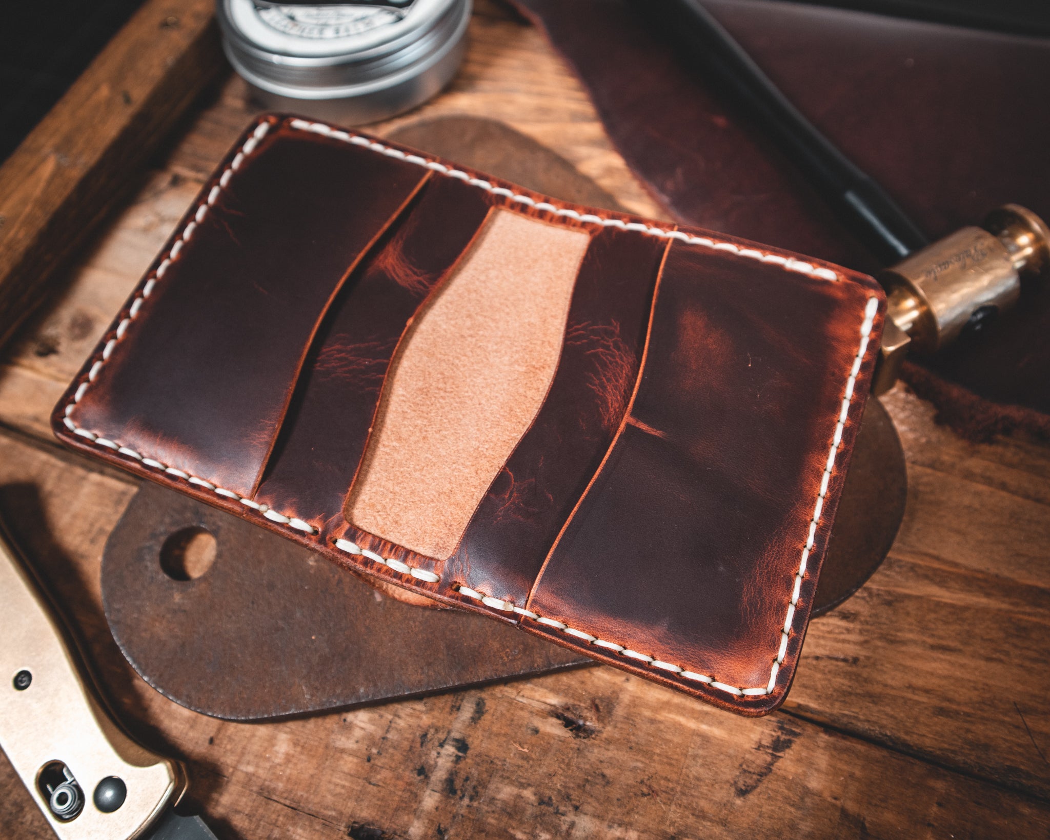 The Chieftain - Handmade Leather EDC Wallet