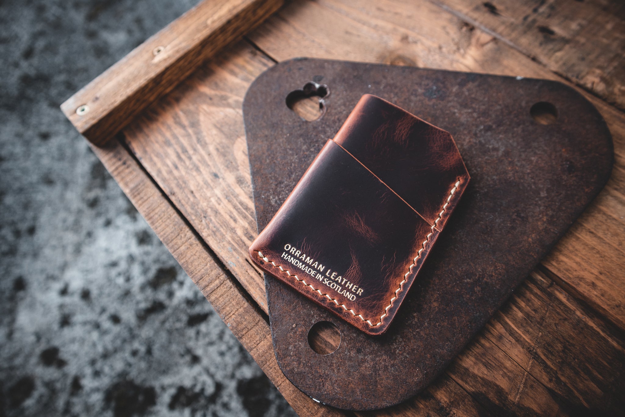 The Minimalist - Handmade Leather EDC Cardholder