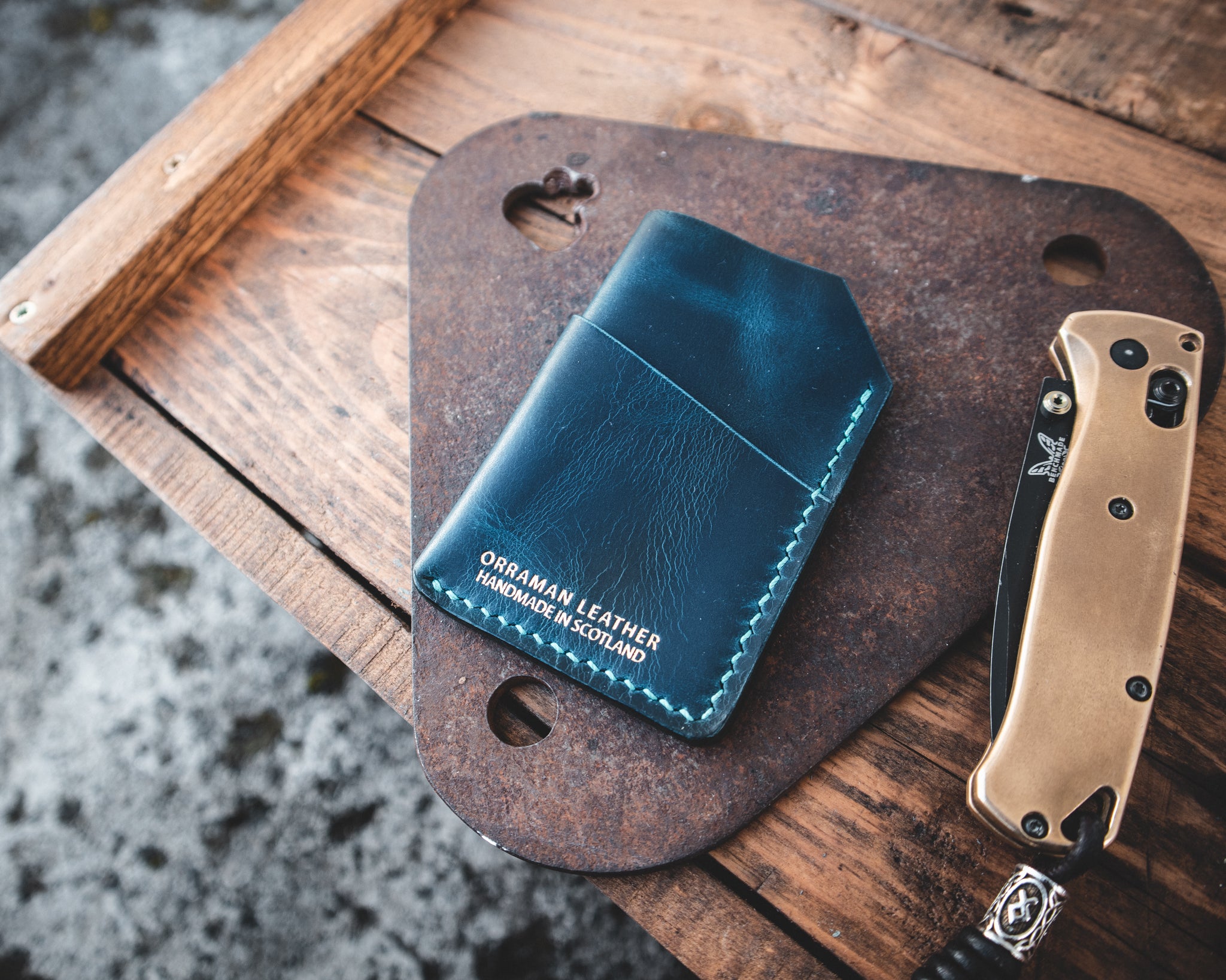 The Minimalist - Handmade Leather EDC Cardholder