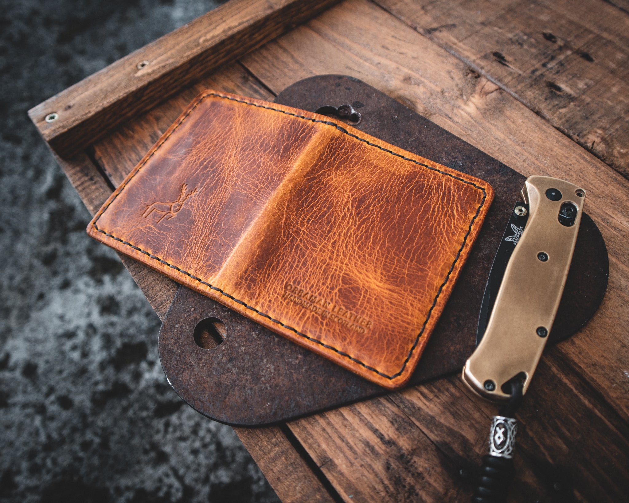 The Nevis Wallet - Handmade Leather EDC Wallet