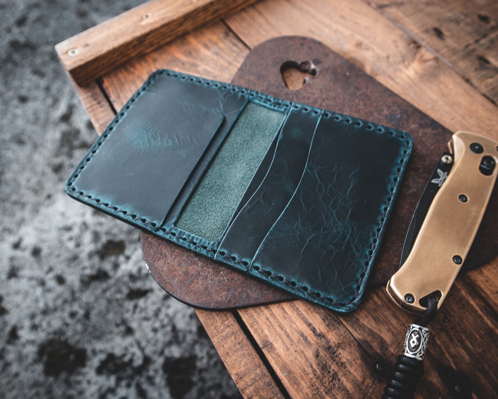 The Nevis Wallet - Handmade Leather EDC Wallet