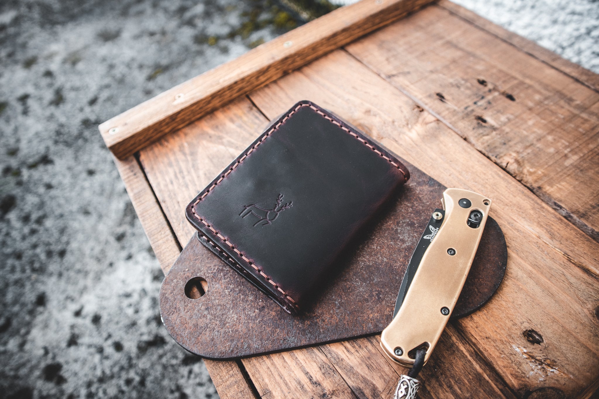 The Nevis Wallet - Handmade Leather EDC Wallet