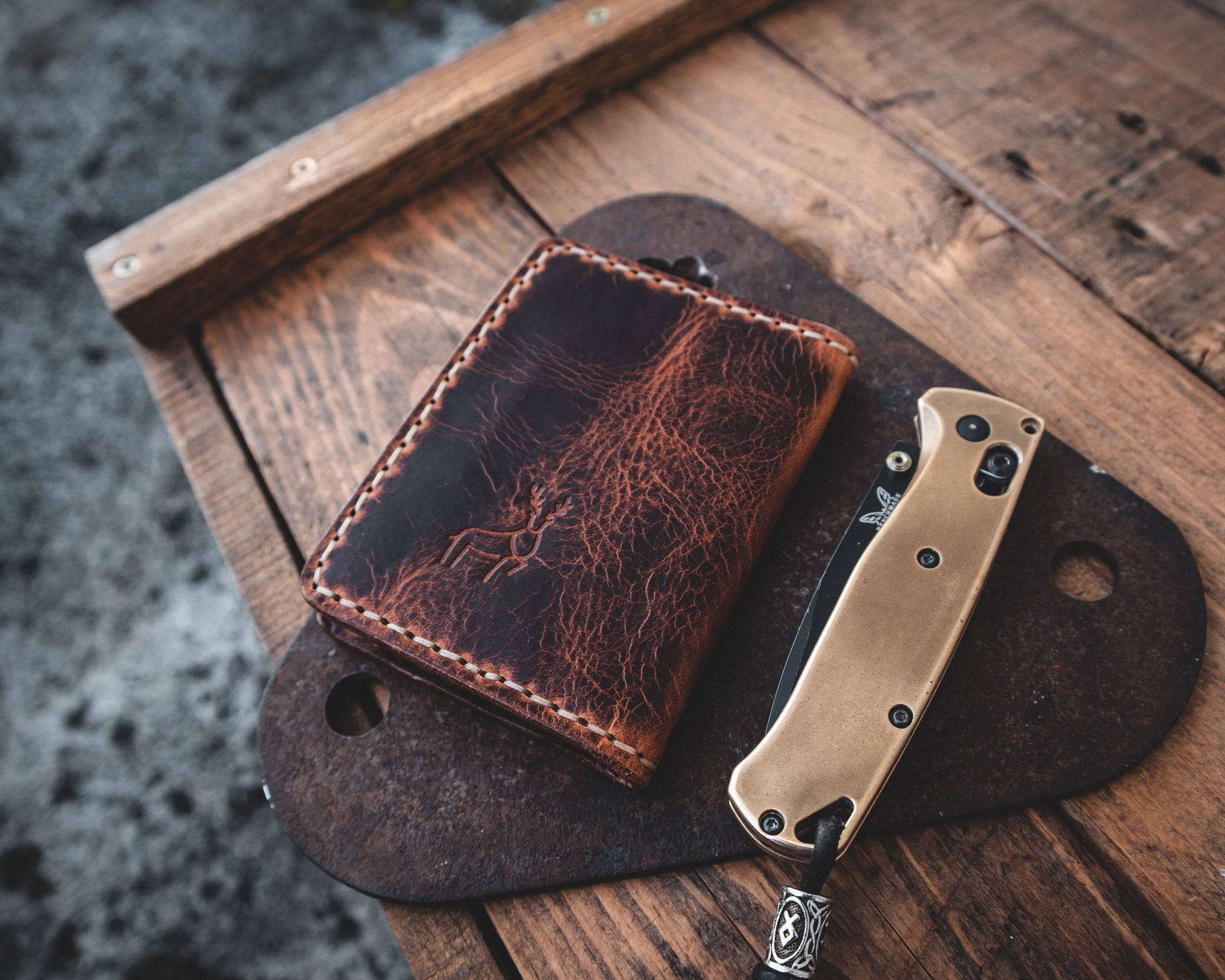 The Nevis Wallet - Handmade Leather EDC Wallet