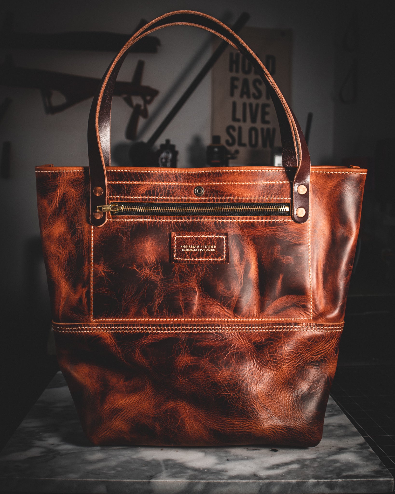 The Hebridean Leather Tote