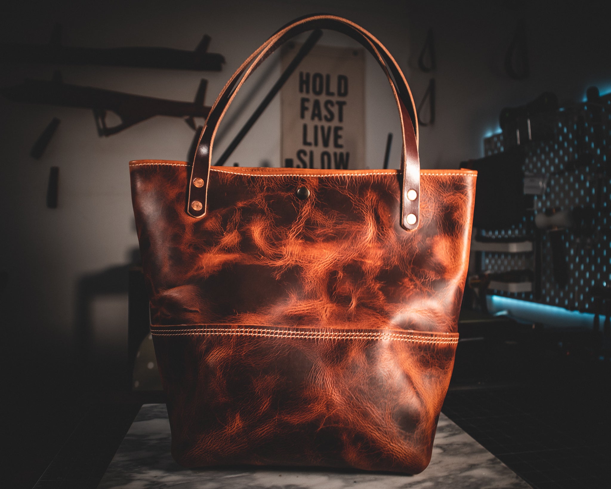 The Hebridean Leather Tote