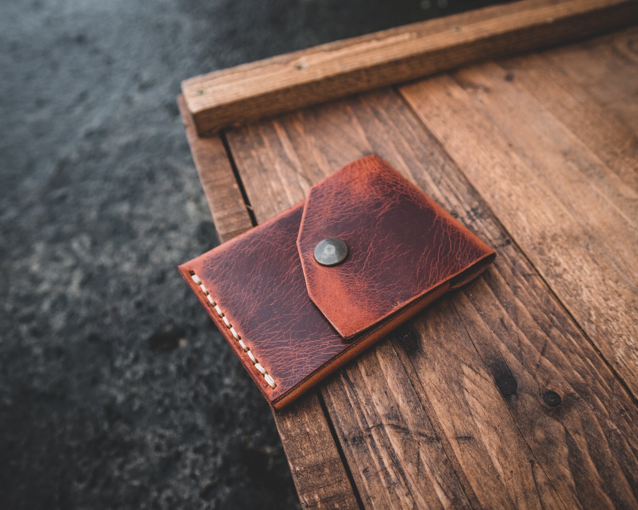 The Outlander Wallet - Italian leather