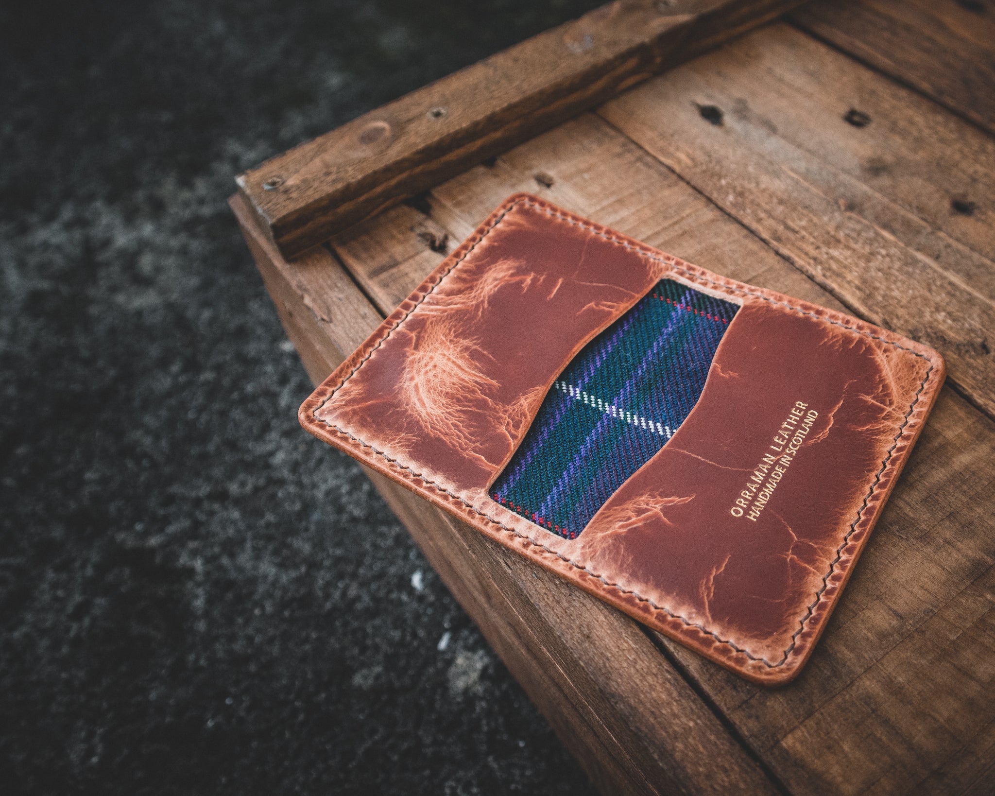 The Mini Islander - Handmade Leather EDC Wallet