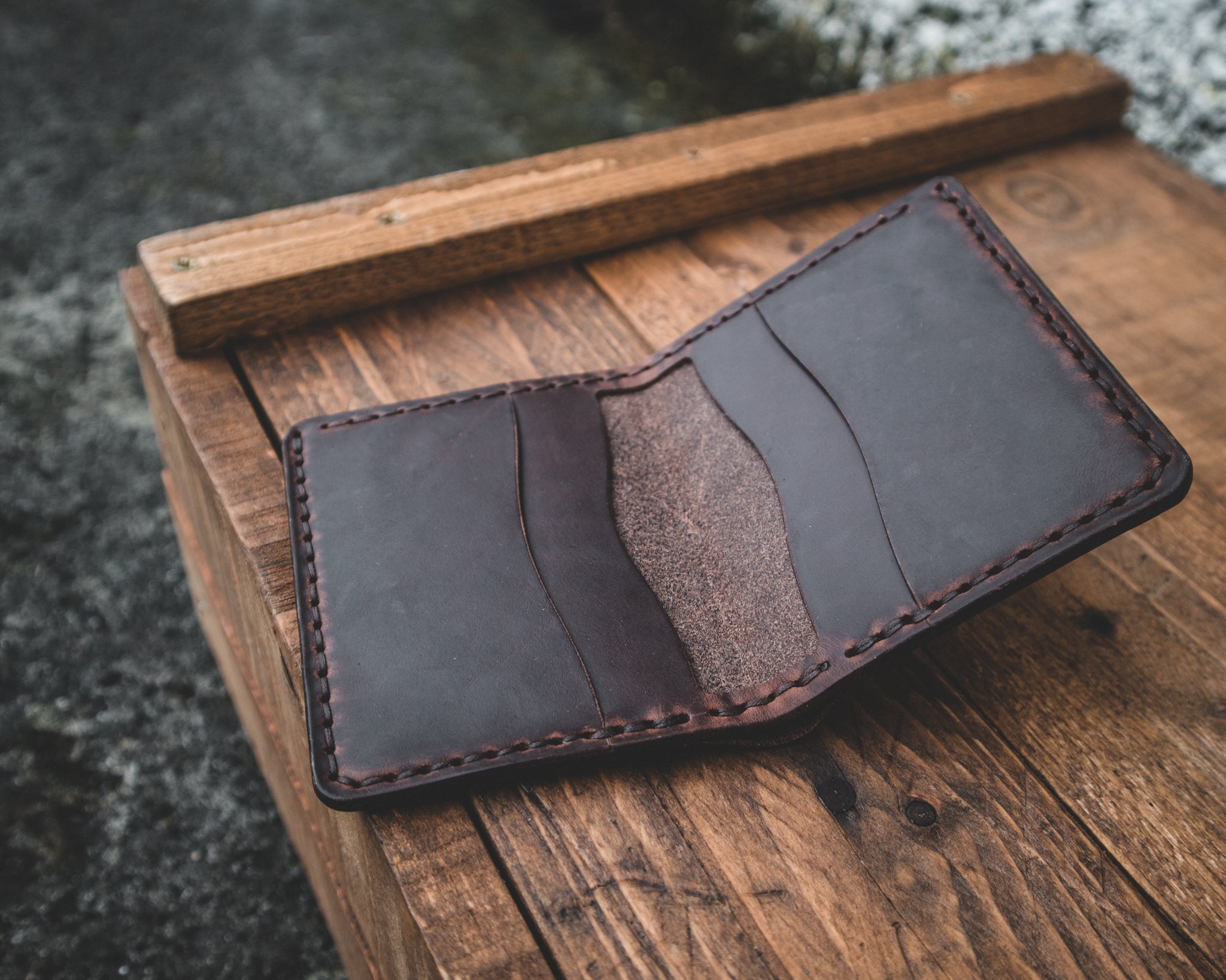 The Chieftain Leather Wallet - Hunter