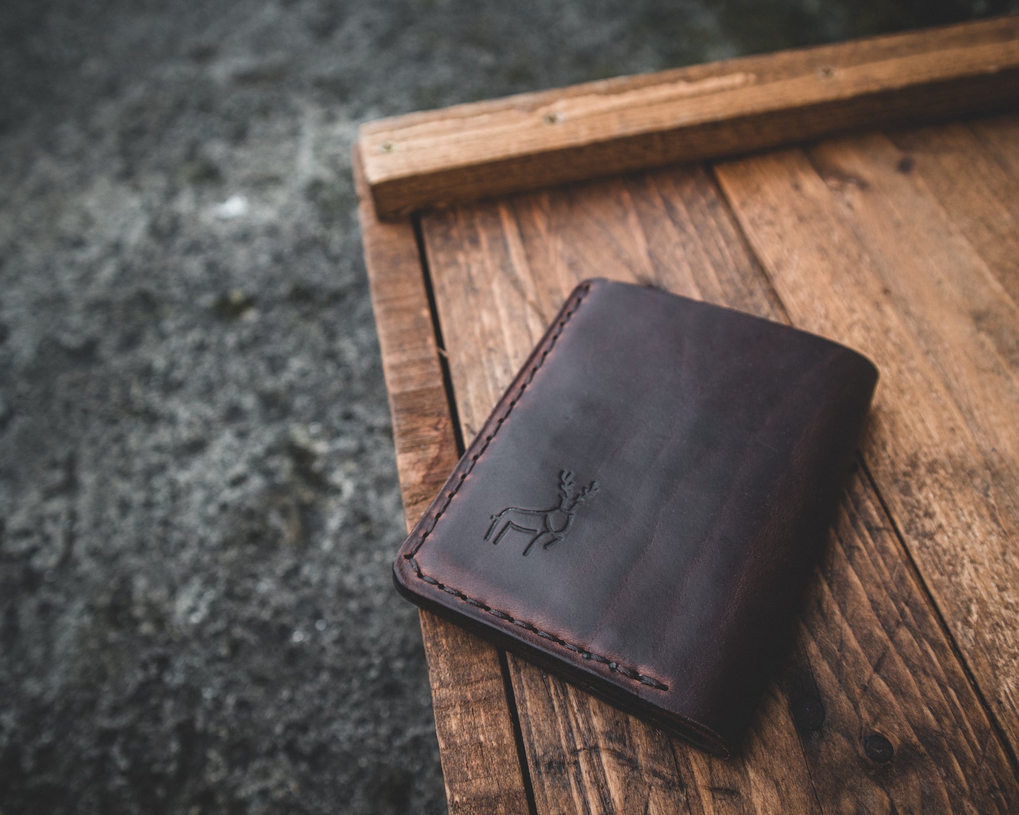 The Chieftain Leather Wallet - Hunter