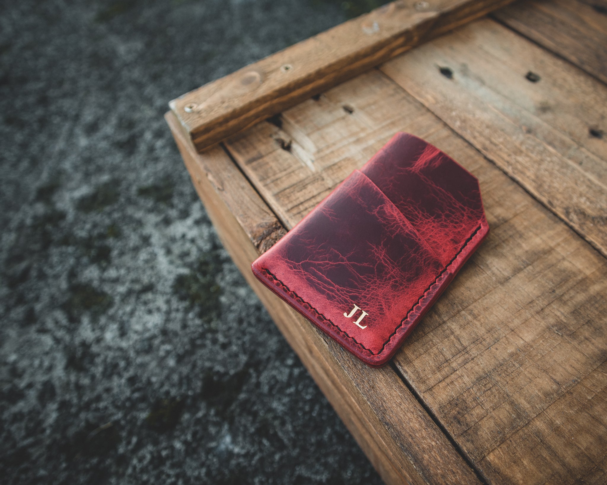 The Minimalist - Handmade Leather EDC Cardholder