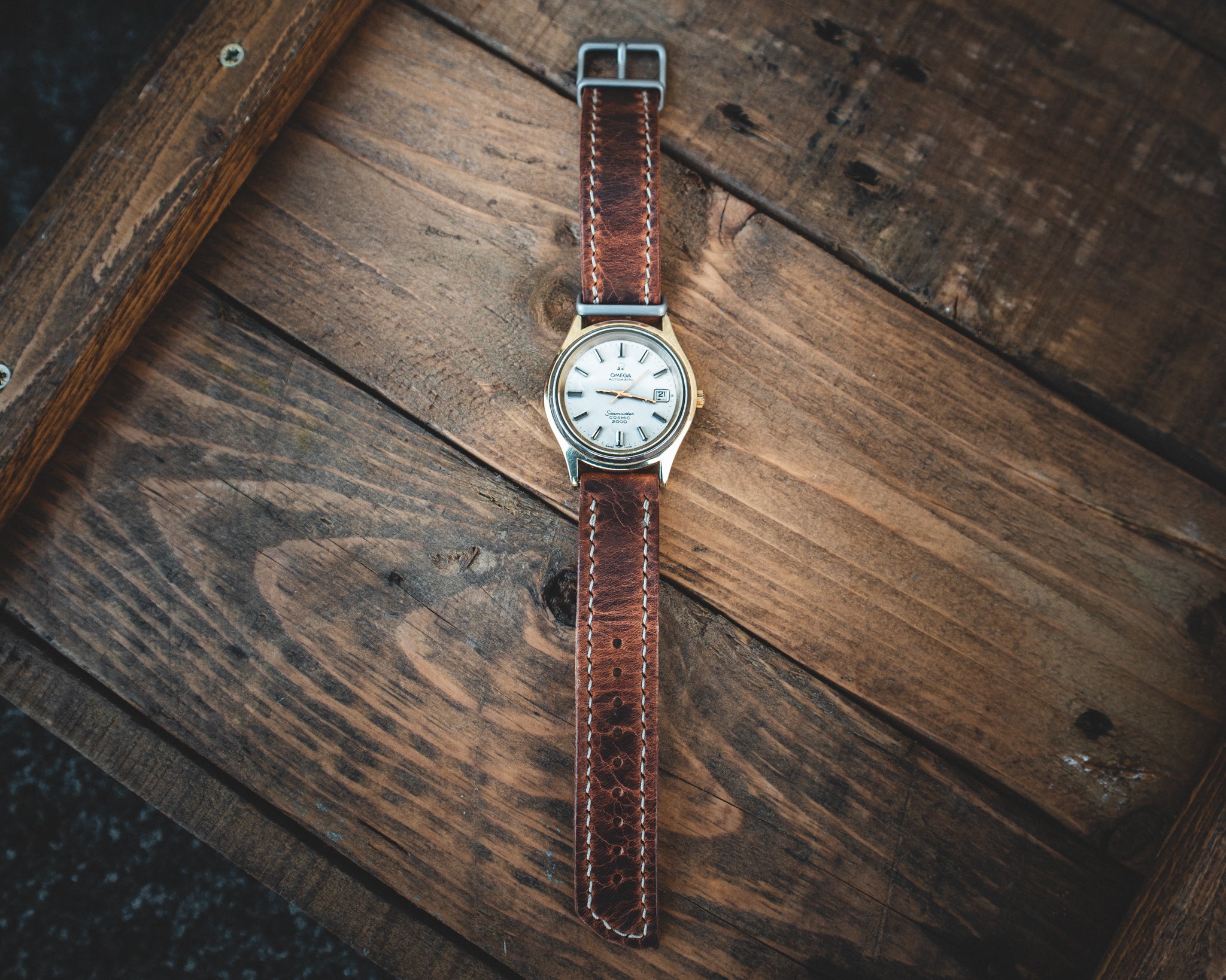 Leather 20mm on sale watch strap