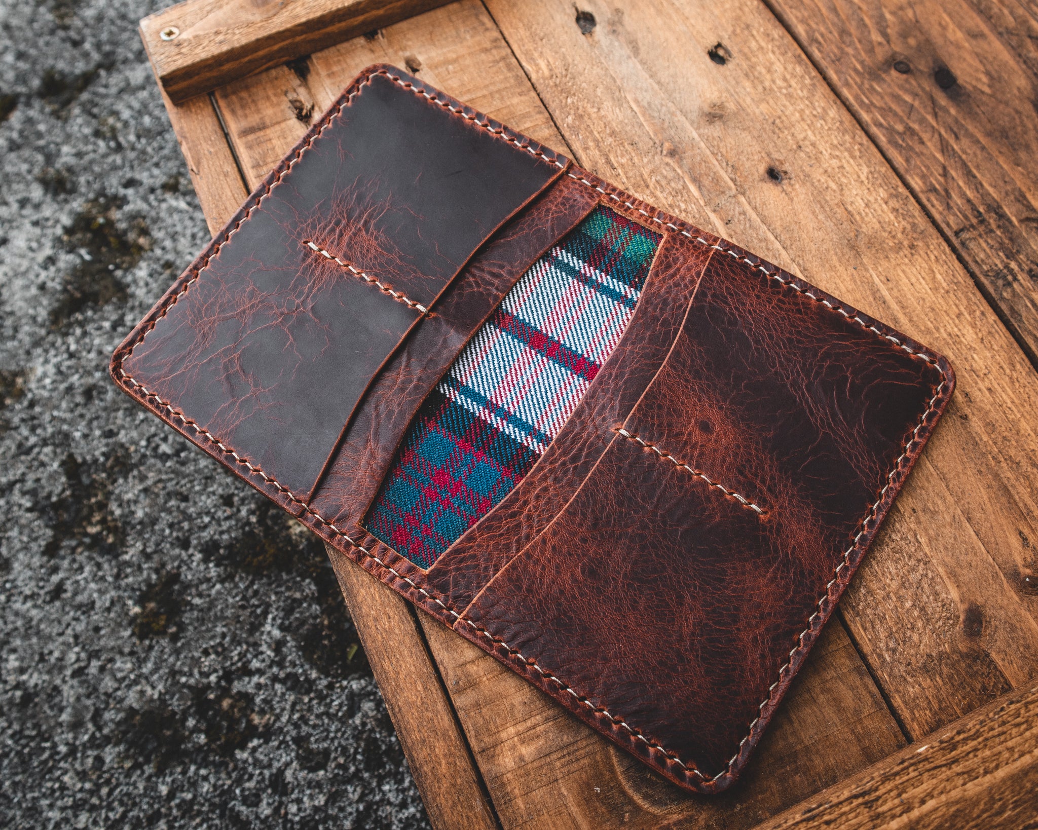 The Antrin Wallet - Handmade EDC Passport wallet