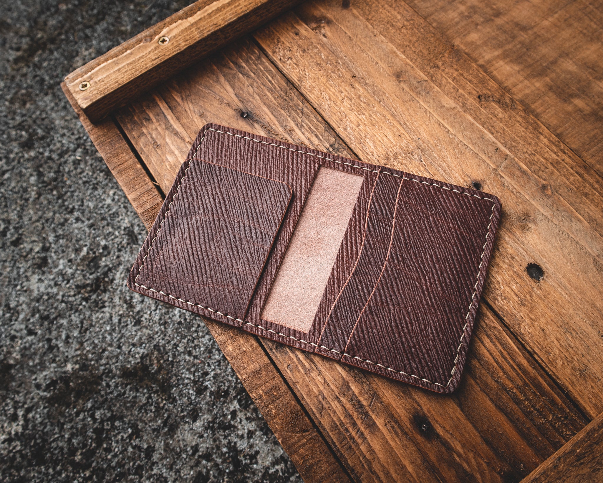 Limited Edition! The Nevis Wallet - J&Fj Baker Russian Calf