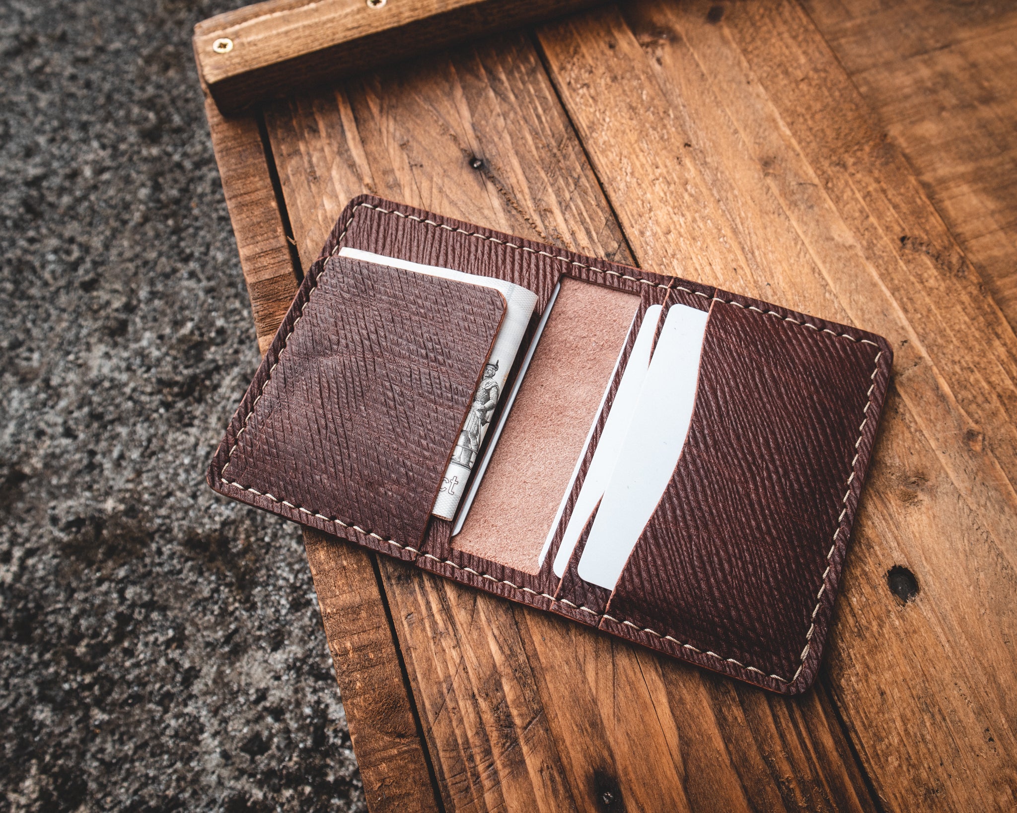 Limited Edition! The Nevis Wallet - J&Fj Baker Russian Calf